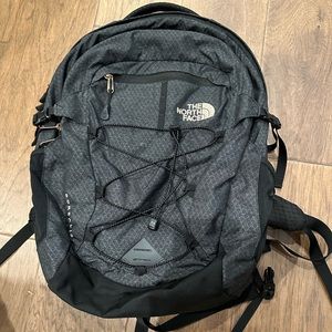 Like New The North Face Women’s Borealis Backpack black and rose gold